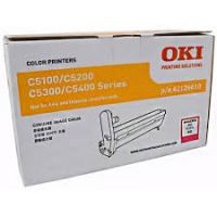 Original OKI C5100 C5200 C5300 C5400 Magenta Drum 42126610