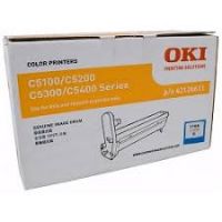 Original OKI C5100 C5200 C5300 C5400 Cyan Drum 42126611