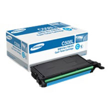 Original Samsung CLT C508L High Yield Cyan Toner Cartridge