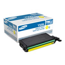 Original Samsung CLT Y508L High Yield Yellow Toner Cartridge