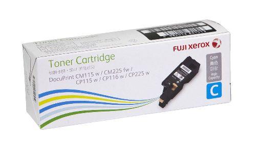 Genuine Original Fuji Xerox DocuPrint DP CM115w CM225fw CP115w CP116w CP225w Standard Cap Cyan Toner (1.4K) CT202265