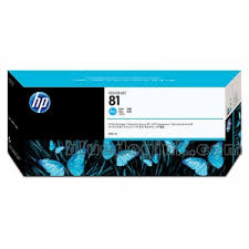 Original Genuine HP No. 81 Dye (Indoor) Ink Cartridge   Cyan C4931A