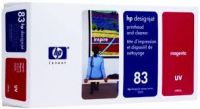 Original Genuine HP Magenta 83 UV (outdoor) printheads printhead cleaners C4962A