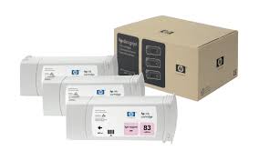 Original Genuine HP 83 UV 3 Ink Mutlipacks (outdoor) Light Magenta C5077A Three 680 ml cartridges