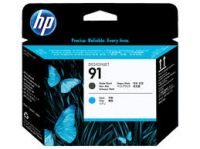 Original HP 91 C9460A Matte Black & Cyan Printhead