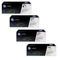 One Set Original 305A CE410A, CE411A, CE412A, CE413A Toner For HP Printers  for M475dn M451dn M451nw M351a m375dw CE956A CE957A CE863A CE955A CE903A Printer