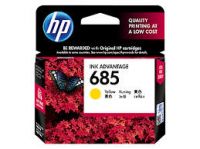 Genuine Original HP 685 Yellow Original Ink Advantage Cartridge (CZ124AA)